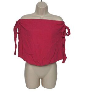 Lucca Tube Top Women's Large Pink Sleeveless